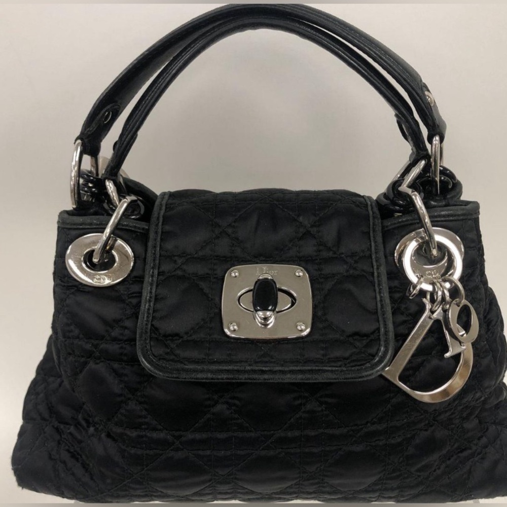 Christian Dior Cannage black bag